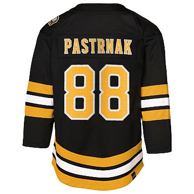 Preschool David Pastrnak Black Boston Bruins Home Replica Player Jersey