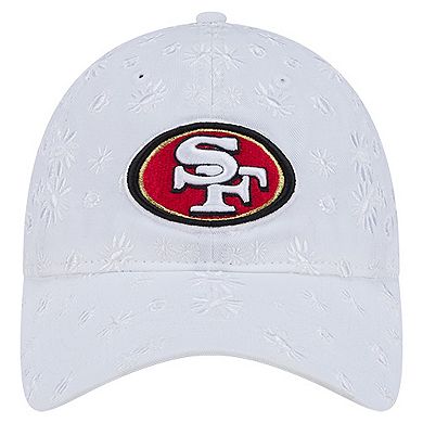 Women's New Era White San Francisco 49ers Floral 9TWENTY Adjustable Hat