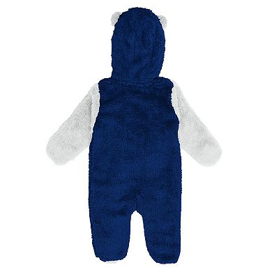 Infant & Newborn Outerstuff Blue Tampa Bay Lightning Stay Napping Fleece Bunting Full-Zip Sleeper