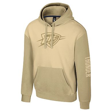 Unisex Stadium Essentials Cream Oklahoma City Thunder Rafters Burst Hoodie