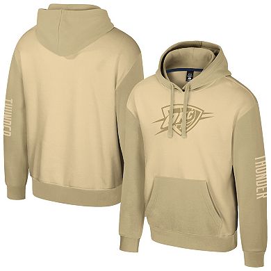 Unisex Stadium Essentials Cream Oklahoma City Thunder Rafters Burst Hoodie