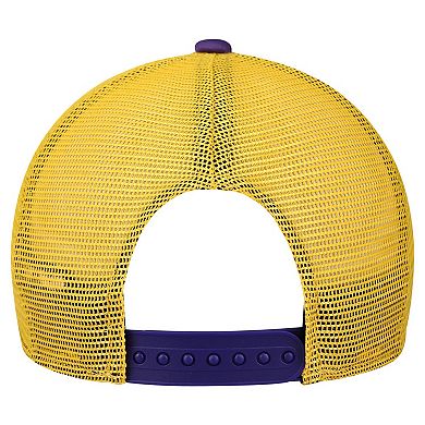 Youth New Era White/Purple Minnesota Vikings Streak 9FORTY A-Frame Adjustable Hat