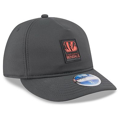 Men's New Era Charcoal Cincinnati Bengals 2025 Sideline Cold Weather Retro Crown 59FIFTY Fitted Hat