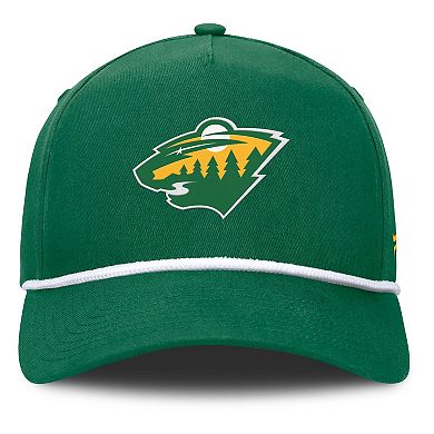Men's Fanatics Kelly Green Minnesota Wild Alternate Authentic Pro A-Frame Adjustable Hat