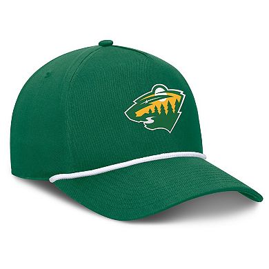 Men's Fanatics Kelly Green Minnesota Wild Alternate Authentic Pro A-Frame Adjustable Hat