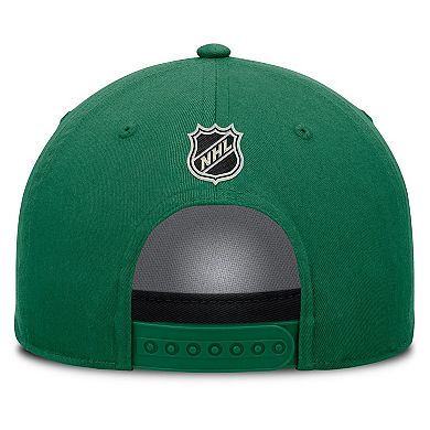 Men's Fanatics Kelly Green Minnesota Wild Alternate Authentic Pro A-Frame Adjustable Hat