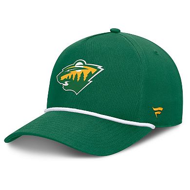 Men's Fanatics Kelly Green Minnesota Wild Alternate Authentic Pro A-Frame Adjustable Hat