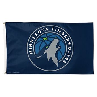 WinCraft Minnesota Timberwolves 3' x 5' Single-Sided Deluxe Primary Team Logo Flag