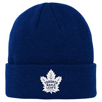 Youth Outerstuff Blue Toronto Maple Leafs 2.0 Essential Cuffed Knit Hat