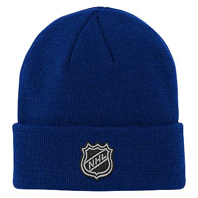 Youth Outerstuff Blue Toronto Maple Leafs 2.0 Essential Cuffed Knit Hat