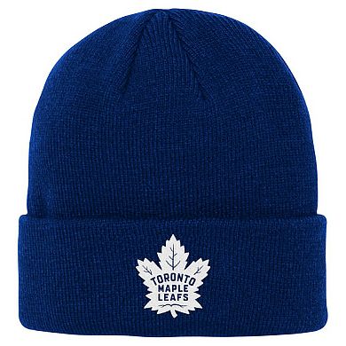 Youth Outerstuff Blue Toronto Maple Leafs 2.0 Essential Cuffed Knit Hat