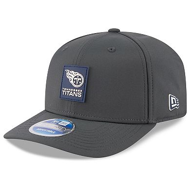 Men's New Era Charcoal Tennessee Titans 2025 Sideline Cold Weather 9SEVENTY Adjustable Hat