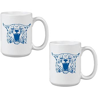 Kentucky Wildcats Vintage Sketch 15oz 2-Pack Mug Set