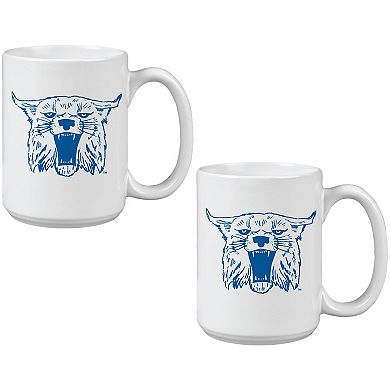 Kentucky Wildcats Vintage Sketch 15oz 2-Pack Mug Set