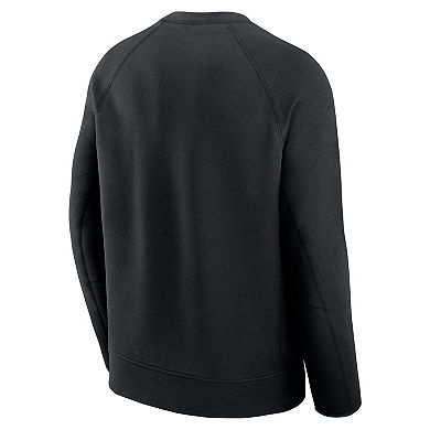 Men's Nike Black Philadelphia Eagles Tech Fleece Raglan Sweatshirt