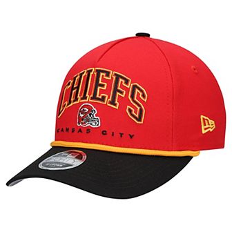 Preschool New Era Red/Black Kansas City Chiefs Arch COOLERA 9FORTY A-Frame M-Crown Adjustable Hat