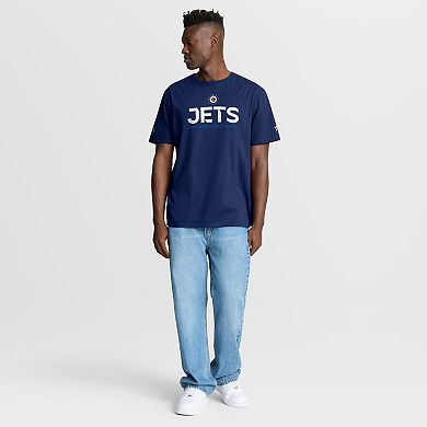 Men's Fanatics Navy Winnipeg Jets Authentic Pro Primary T-Shirt