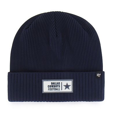 Men's '47 Navy Dallas Cowboys Cypher Cuffed Knit Hat