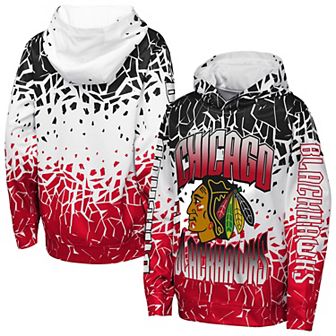 Youth Outerstuff Black Chicago Blackhawks Frozen Frenzy Hoodie