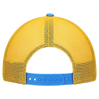 Youth New Era White/Powder Blue Los Angeles Chargers Streak 9FORTY A-Frame Adjustable Hat