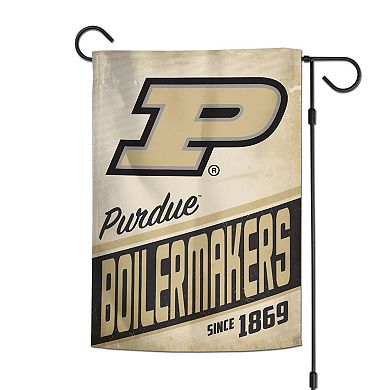 WinCraft Purdue Boilermakers 12" x 18" Throwback Logo Double-Sided Garden Flag