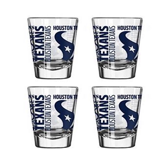 Houston Texans 4-Pack 2oz. Shot Glass Set