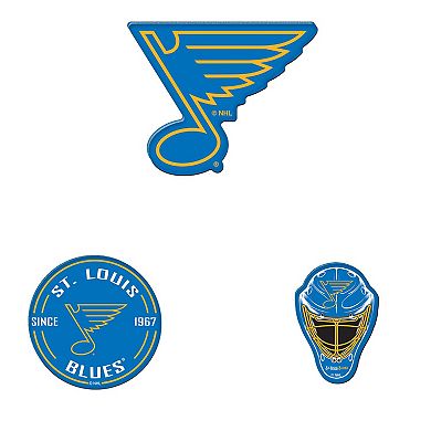 WinCraft St. Louis Blues 3-Pack Premium Fridge Magnet Set
