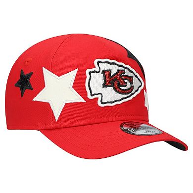 Toddler New Era Red Kansas City Chiefs Stardom 9FORTY A-Frame Adjustable Hat