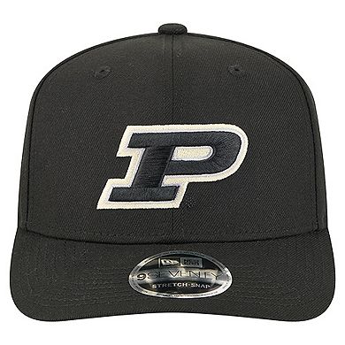 Men's New Era Black Purdue Boilermakers Team 9SEVENTY Adjustable Hat