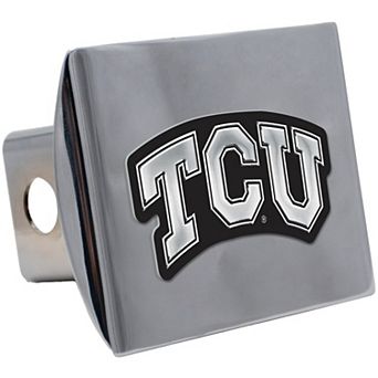 WinCraft TCU Horned Frogs Premium Metal Chrome Hitch Cover