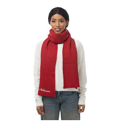 ZooZatz Cardinal Arkansas Razorbacks Fashion Knit Scarf