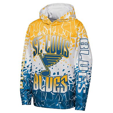 Youth Outerstuff Gold St. Louis Blues Frozen Frenzy Hoodie