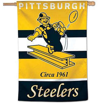 WinCraft Pittsburgh Steelers 28" x 40" Retro Single-Sided Vertical Banner