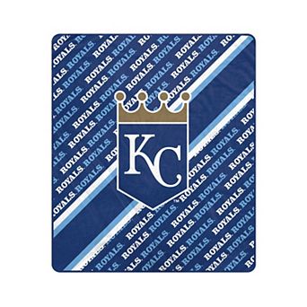 Pegasus Kansas City Royals 50" x 60" Diagonal Lined Wordmark Ultra Soft Blanket