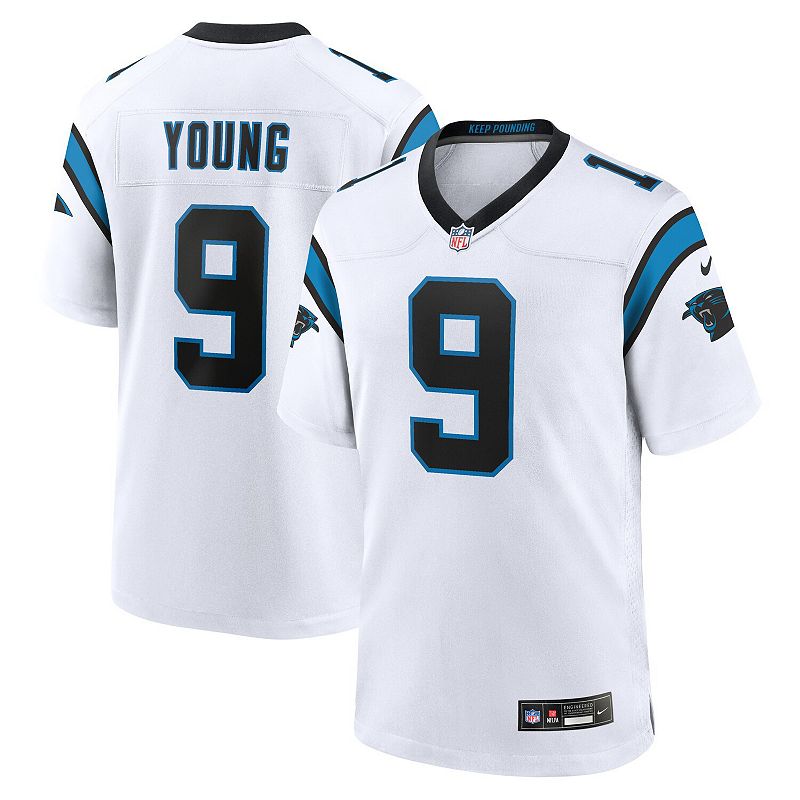Men's Nike Bryce Young White Carolina Panthers Game Jersey,