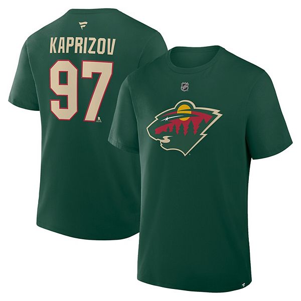 Men's Fanatics Kirill Kaprizov Green Minnesota Wild Authentic