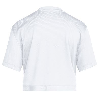 Women's Mahomes White Texas Tech Red Raiders Cropped T-Shirt