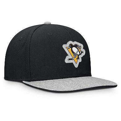 Men's Fanatics Black Pittsburgh Penguins Fundamentals Loden Snapback Hat