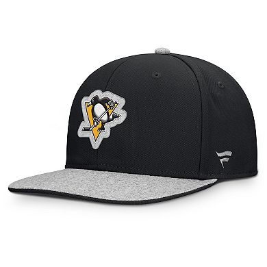 Men's Fanatics Black Pittsburgh Penguins Fundamentals Loden Snapback Hat