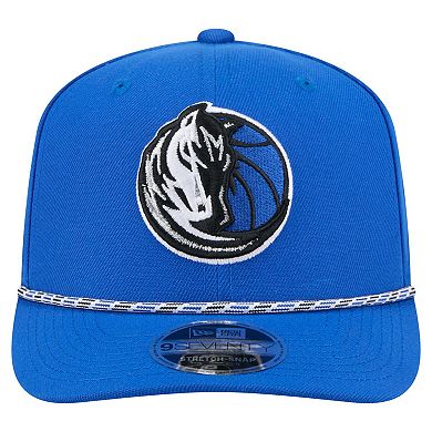 Men's New Era Blue Dallas Mavericks Rope 9SEVENTY Adjustable Hat