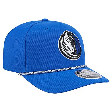 Men's New Era Blue Dallas Mavericks Rope 9SEVENTY Adjustable Hat