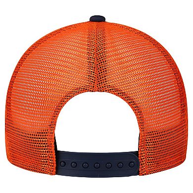 Youth New Era White/Navy Chicago Bears Streak 9FORTY A-Frame Adjustable Hat