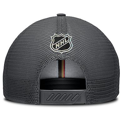 Men's Fanatics Charcoal Vegas Golden Knights Authentic Pro Home Ice Trucker Adjustable Hat