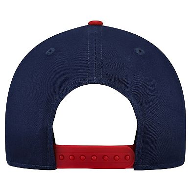 Men's New Era Navy Denver Nuggets Bold Arch COOLERA 9FORTY A-Frame M-Crown Adjustable Hat