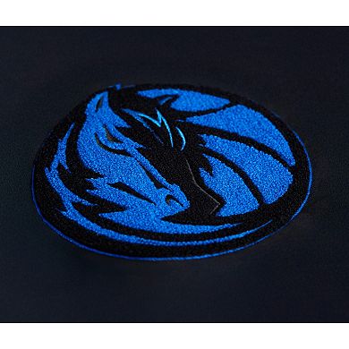 Unisex Stadium Essentials Black Dallas Mavericks Club Level Chenille Sweatshirt