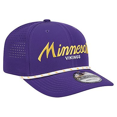 Men's New Era Purple Minnesota Vikings Script 9SEVENTY Adjustable Hat