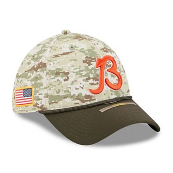 Men's New Era Camo Chicago Bears 2025 Salute to Service 39THIRTY Flex Hat