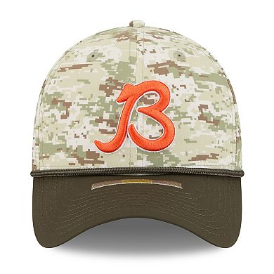 Men's New Era Camo Chicago Bears 2025 Salute to Service 39THIRTY Flex Hat