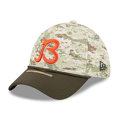 Men's New Era Camo Chicago Bears 2025 Salute to Service 39THIRTY Flex Hat