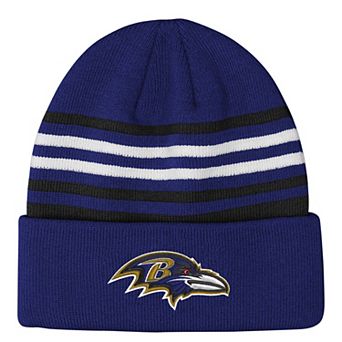 Youth Outerstuff Purple Baltimore Ravens Essentials Cuffed Knit Hat